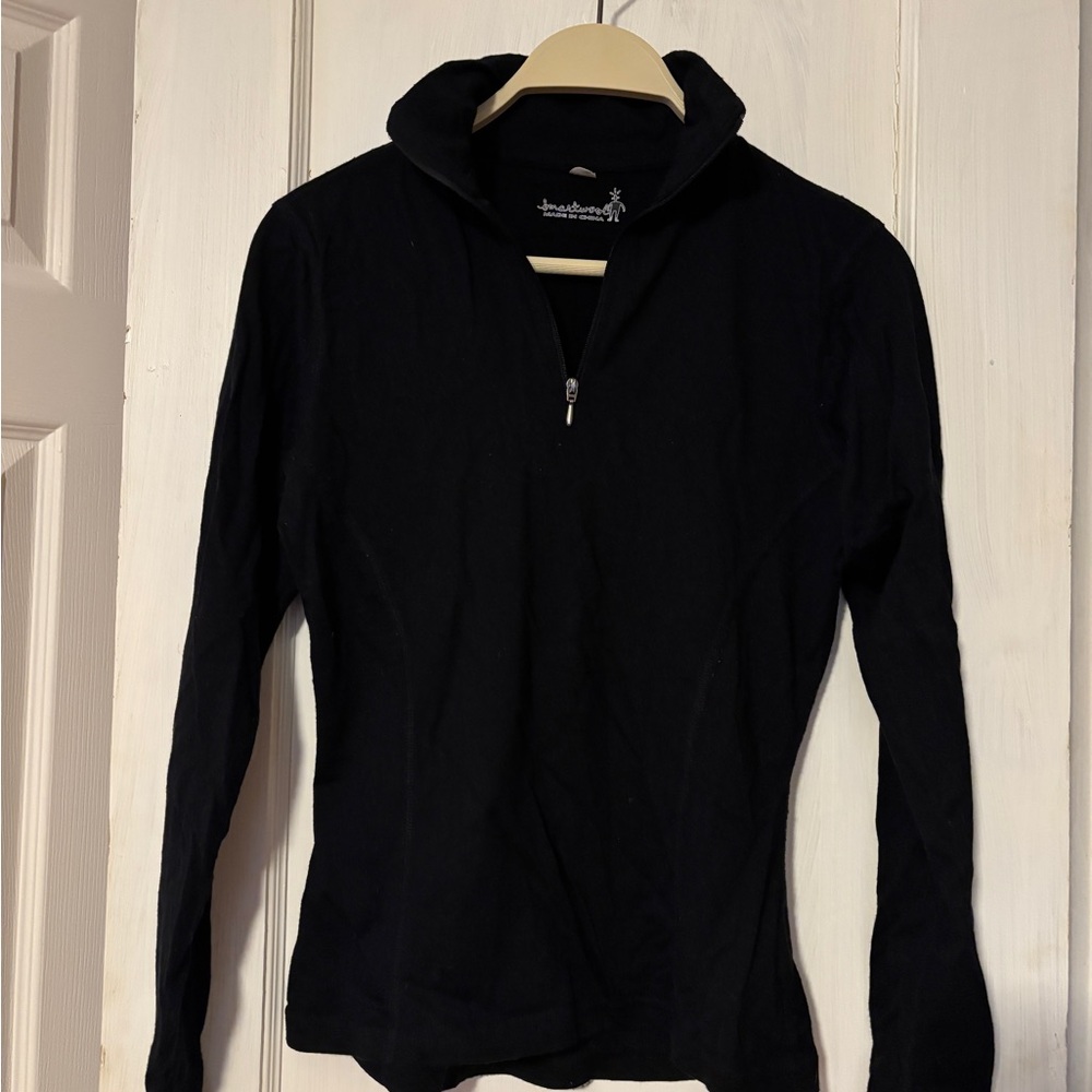Smartwool Women's Black Zip-Up Top
